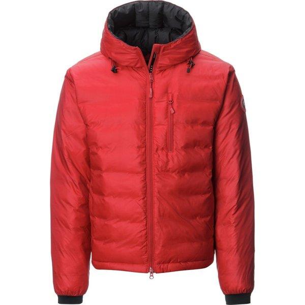 カナダグース メンズ ダウンジャケット アウター Lodge Down Hooded Jackets Red/Black :od2-cdg0078-reda:フェルマート fermart 3号店 - 通販ショッピング