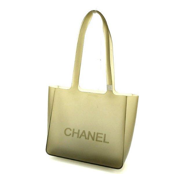 Chanel バッグ トートバッグ グレー レディース 中古...