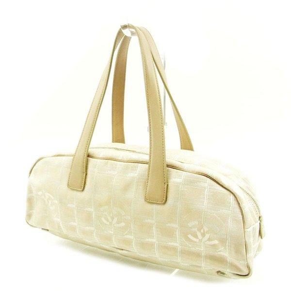  Chanel バッグ ハンドバッグ ニュートラベルライン ベージュ レディース 中古 Bag :T4579:ブランドデポTOKYO - 通販ショッピング