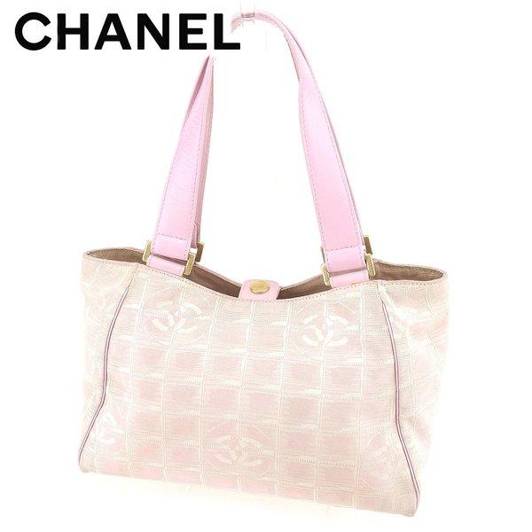  Chanel バッグ ハンドバッグ ニュートラベルライン ピンク レディース 中古 Bag :T7602:ブランドデポTOKYO - 通販ショッピング