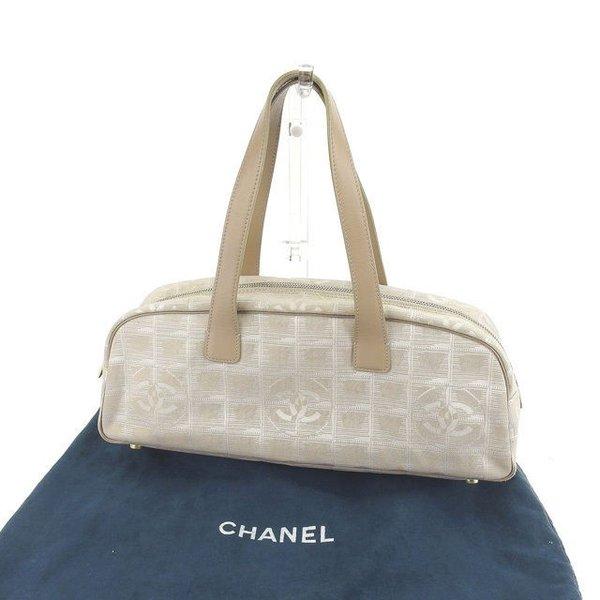  Chanel バッグ ハンドバッグ ニュートラベルライン ベージュ ゴールド レディース 中古 Bag :Y4253:ブランドデポTOKYO - 通販ショッピング
