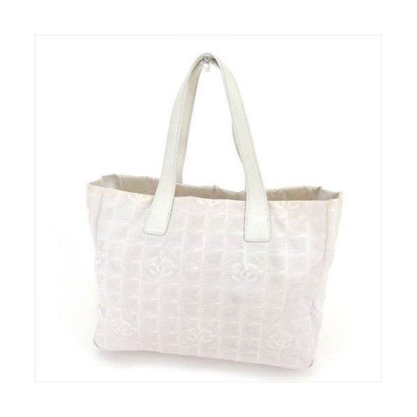  Chanel バッグ トートバッグ ニュートラベルライン トートMM グレー 灰色 パープル ホワイト系 レディース Bag 通販 ショッピング