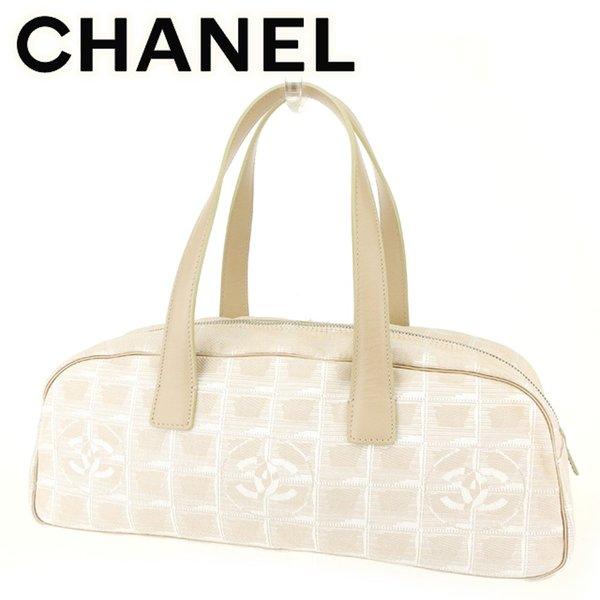  Chanel バッグ ハンドバッグ ニュートラベルライン オールド ベージュ シルバー レディース メンズ 中古 Bag :T6970:ブランドデポTOKYO - 通販ショッピング