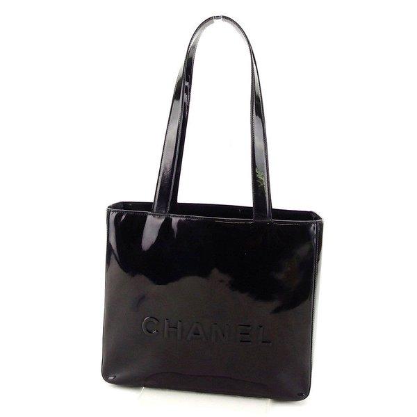  Chanel バッグ トートバッグ ロゴ オールド ブラック ゴールド レディース Bag 通販 ショッピング