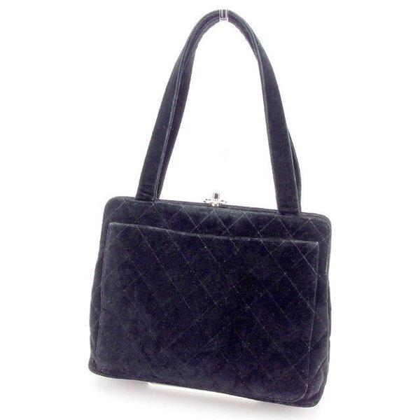  Chanel バッグ ショルダーバッグ ベロアキルティング クルーズライン ブラック シルバー レディース Bag 通販