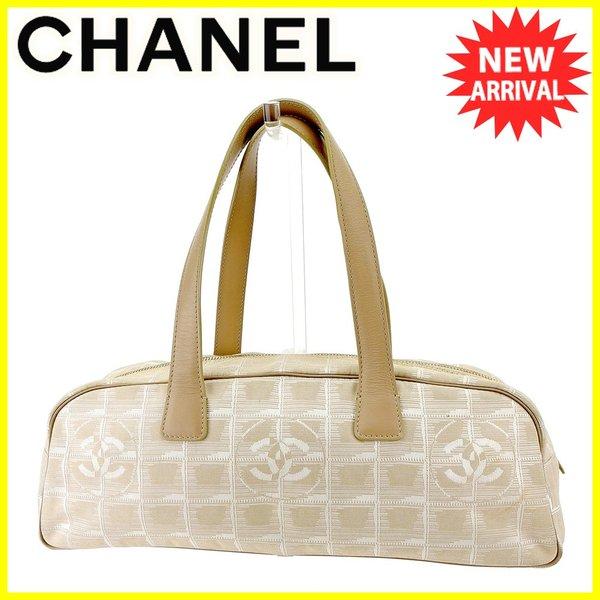  Chanel バッグ ハンドバッグ ニュートラベルライン ベージュ ゴールド レディース メンズ 中古 Bag :T5316:BRAND DEPOT - 通販ショッピング