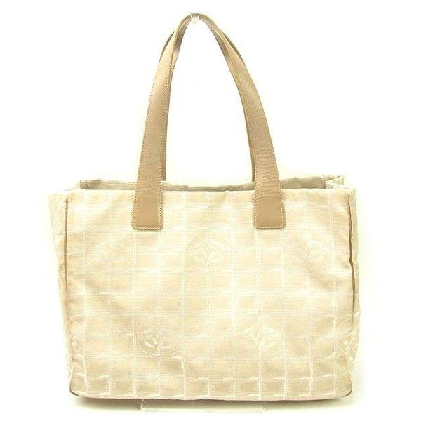  Chanel バッグ トートバッグ ニュートラベルライン ニュートラベルライントートMM ベージュ レディース 中古 Bag :T447:ブランドデポTOKYO - 通販ショッピング