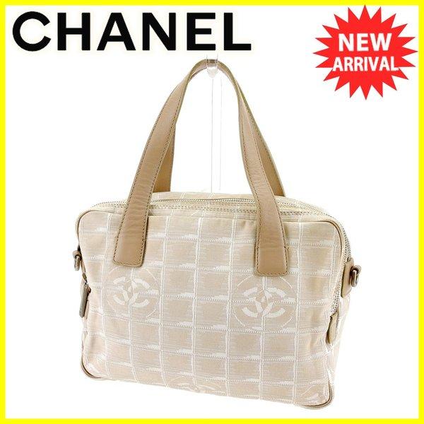  Chanel バッグ ハンドバッグ ニュートラベルライン オールド ベージュ シルバー レディース メンズ Bag 通販