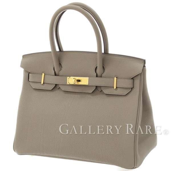 エルメス バーキン30 cm ハンドバッグ グリアスファルト×ゴールド金具 トゴ C刻印 HERMES Birkin バッグ :4754992:GALLERY-RARE - 通販ショッピング