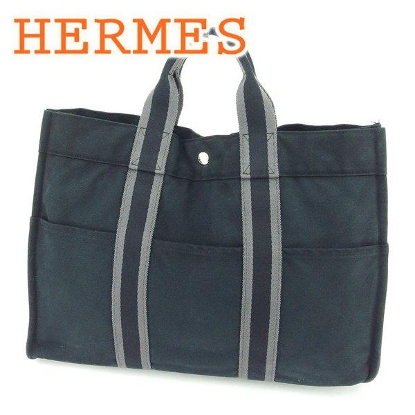 エルメス Hermes バッグ トートバッグ フールトゥ フールトゥトートMM ブラック グレー 灰色 レディース メンズ 中古 Bag :T6525:ブランドデポTOKYO - 通販ショッピング