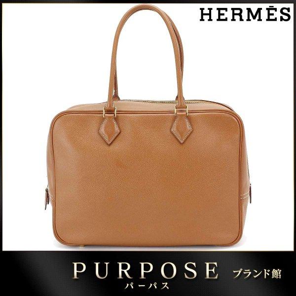 エルメス HERMES プリュム 32 ハンド バッグ クシュベル レザー ゴールド ブラウン ゴールド 金具 :90057504:PURPOSEパーパス・ヤフー店 - 通販ショッピング