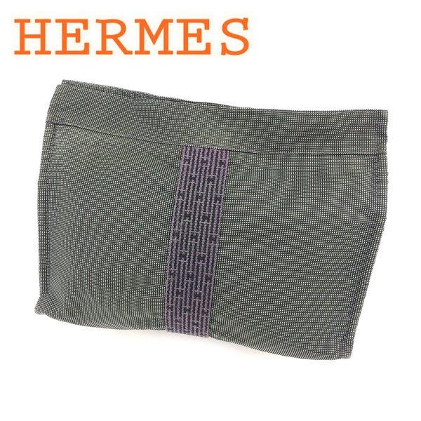 エルメス Hermes バッグ クラッチバッグ エールライン グレー 灰色 レディース メンズ Bag 通販