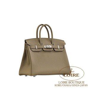 エルメス[HERMES]　バーキン25cm[Birkin25cm]　トゴ　エトゥープ　シルバー金具 :0807715:ロワールブティック - 通販ショッピング