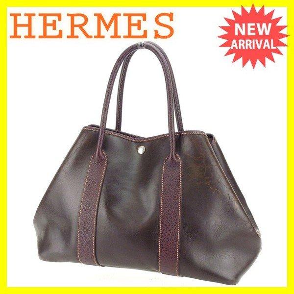 エルメス Hermes バッグ トートバッグ ガーデンパーティPM ダークブラウン レディース Bag 通販