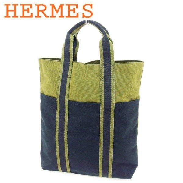 エルメス Hermes バッグ トートバッグ フールトゥ カバス グリーン ブラック レディース メンズ Bag 通販 ショッピング