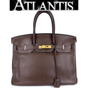 HERMES 銀座 エルメス バーキン35 ショコラ トリヨン Ｌ刻印 バッグ :075234:atlantis - 通販ショッピング