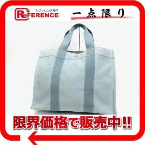 HERMES エルメス M97016 メンズ レディース コキアージュGM トートバッグ ライトブルー系 ユニセックス 【中古】 :2364-8254-43:リファレンス コレクション - 通販ショッピング