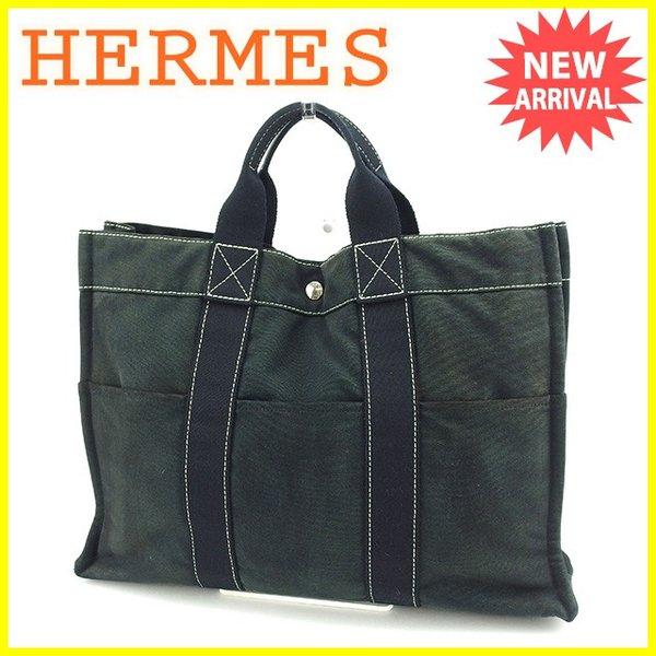 エルメス Hermes バッグ トートバッグ サックドーヴィル トートMM ブラック ホワイト レディース メンズ 中古 Bag :S461:BRAND DEPOT - 通販ショッピング