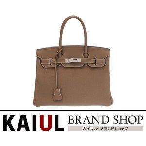 エルメス バーキン30 トゴ エトゥープ シルバー金具 口Q刻印 2013年 ABランク :117209:KAIULヤフーショップ - 通販ショッピング