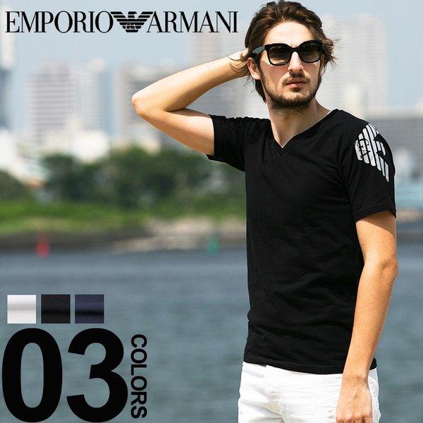 エンポリオ アルマーニ EMPORIO ARMANI Tシャツ 半袖 袖ロゴプリント Vネック メンズ トップス EA1117608P725 ブランド :7537214418:ゼンオンライン - 通販ショッピング