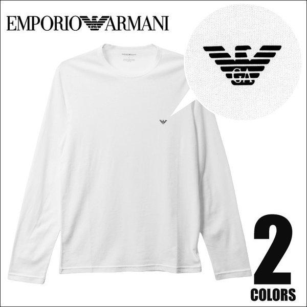 エンポリオアルマーニ Tシャツ クルーネック ロンT メンズ 丸首 長袖 EMPORIO ARMANI 2018 新作 :111653-722:Crazy Ferret - 通販ショッピング