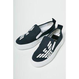 アルマーニ エンポリオアルマーニ Emporio Armani EA7 スニーカー スリッポン シューズ 靴 レディース 288047 8P299 ネイビー :3808367:DIFFUSION - 通販ショッピング