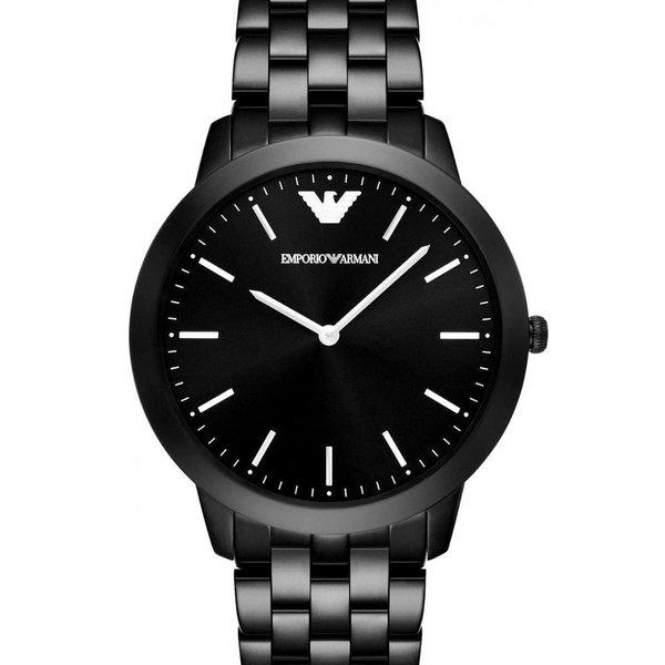 エンポリオアルマーニ EMPORIO ARMANI 腕時計 クラシック ブラック ガンメタ AR2488