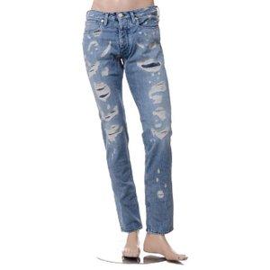 エンポリオアルマーニ(EMPORIO ARMANI) ダメージデストロイドスキニージーンズ ブルー :3y1j751d43z0808:ヨコアンティ - 通販ショッピング