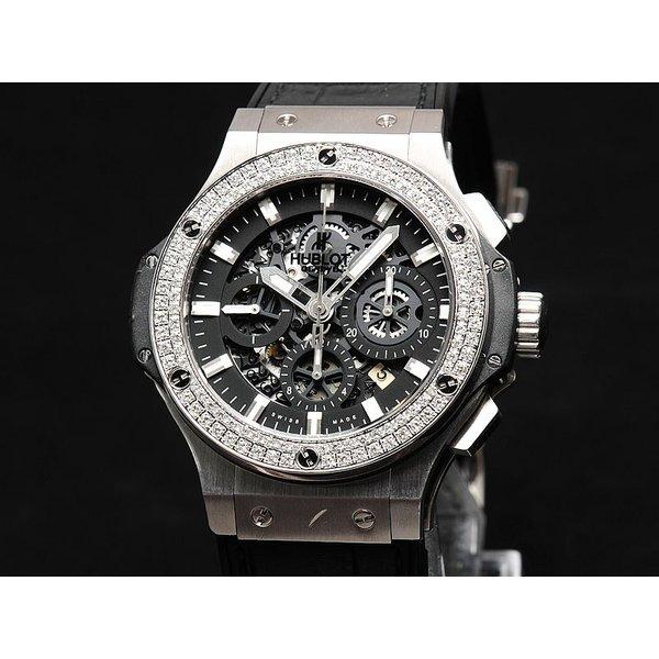 HUBLOT ウブロ メンズ ビッグバン アエロバン アフターダイヤベゼル 311SM1170GR スケルトン 自動巻き腕時計 クラシックなビジネススタイル
