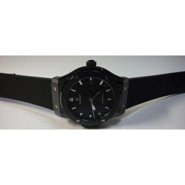 HUBLOT ウブロ クラシックフュージョン ブラックマジック 黒ラバーストラップ 42mm　542CM1771RX :hb-02:suisho - 通販ショッピング