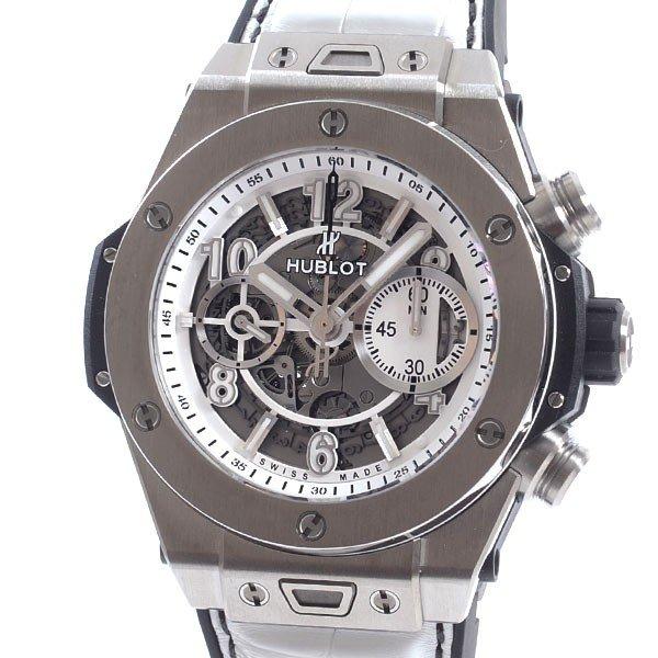 ウブロ HUBLOT メンズ腕時計 ビッグバン ウニコ ブラック&ホワイト 通販 ショッピング