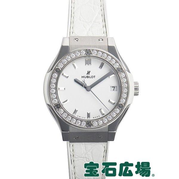 HUBLOT ウブロ クラシックフュージョン チタニウム ホワイト ダイヤモンド レディース 腕時計 通販
