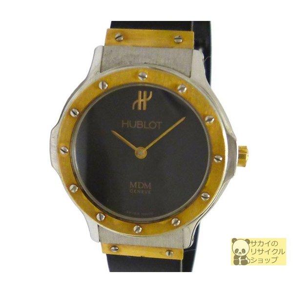 HUBLOT ウブロ レディース腕時計 クラシックコンパートメント MDM SS×YG×ラバー クオーツ ブラック文字盤 :2002687251300403:サカイのリサイクルショップ - 通販ショッピング