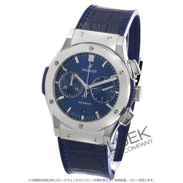 ウブロ クラシック フュージョン チタニウムブルー クロノグラフ アリゲーターレザー 腕時計 メンズ HUBLOT 521NX7170LR :HU521NX7170LR:ブルークウォッチカンパニー - 通販ショッピング