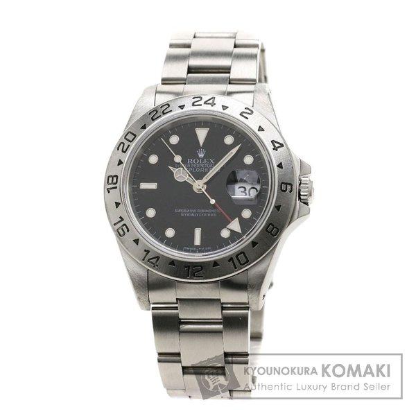 ROLEX ロレックス 16570 エクスプローラー2 腕時計 ステンレス メンズ 中古 :91207030:ブランド京の蔵小牧 - 通販ショッピング