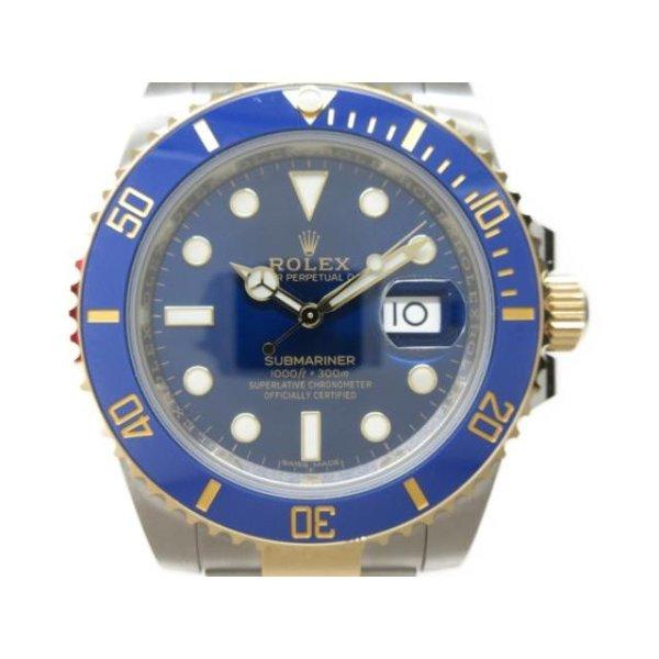 ロレックス サブマリーナ 腕時計　ウォッチ ブルー/ゴールド ステンレススチール(SS) x イエローゴールド 116613LB ランクA :2104101589728:ブランドクルル - 通販ショッピング