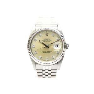 ロレックス ROLEX デイトジャスト X番 16234 WG ホワイトゴールド コンビ 10Pダイヤ 腕時計 ウォッチ メンズ 通販 ショッピング
