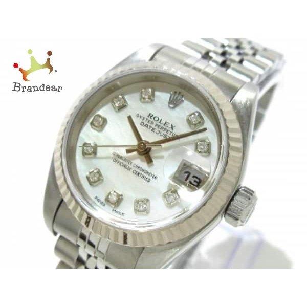 ロレックス ROLEX 腕時計 デイトジャスト 79174G レディース シェルホワイト 値下げ 20180428 :25420243:ブランディア ヤフーショップ - 通販ショッピング