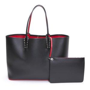 クリスチャン・ルブタン トートバッグ メンズ レディース ユニセックス スパイクスタッズ カーフレザー Cabata Tote Bag Christian Louboutin :100258:セブンマルイ質店 - 通販ショッピング