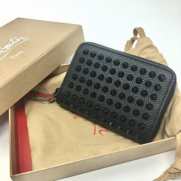 クリスチャンルブタン 財布 小銭入れ コインケース パネトーネ スタッズ 1165052CM53 Christian Louboutin Panettone Coin Case ブラック Black_クリスチャンルブタン CHRISTIAN LOUBOUTIN_ブランド コピー 激安(日本最大級)