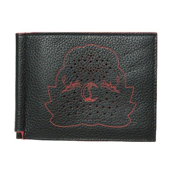 Christian Louboutin クリスチャン ルブタン ロゴ Clipsos Wallet 札入れ 財布 ブラックレザー メンズ :loub102:Bran Heart - 通販ショッピング