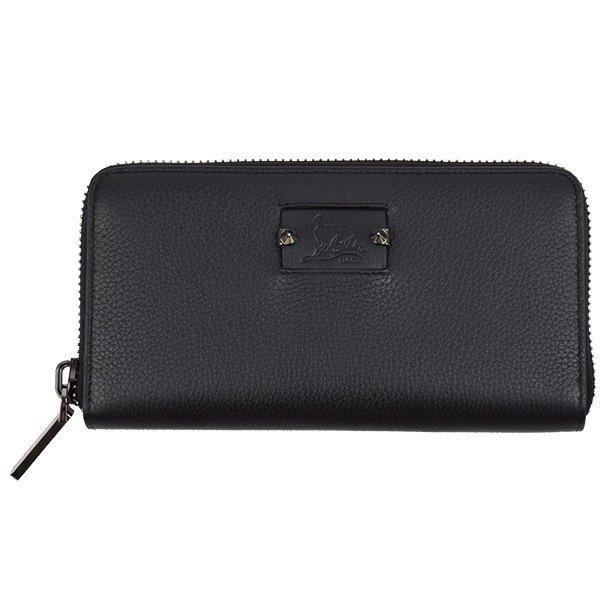 Christian Louboutin クリスチャンルブタン Panettone Wallet ラウンドファスナー長財布/ブラック/ 3185065 B078 BLACK/GUNMETAL MEN :LBT-3185065-BG:MONDOROBE - 通販ショッピング