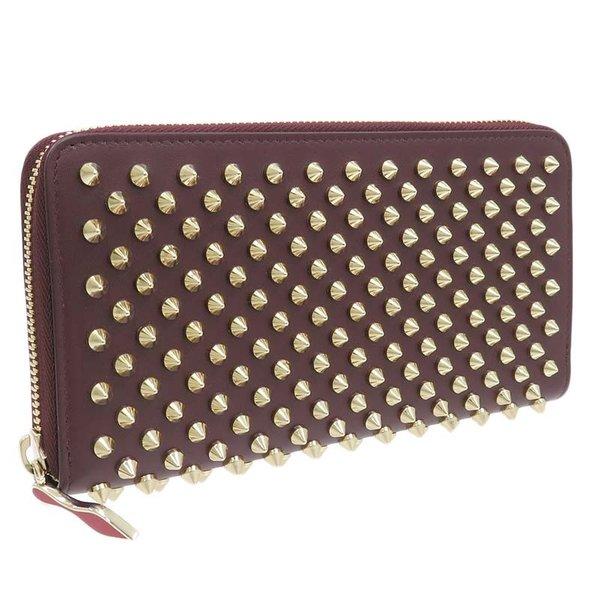 Christian Louboutin クリスチャンルブタン ラウンドファスナー長財布 パネトーネ 1165065 Panettone Wallet スタッズ 未使用品 :87526:つるや質店 - 通販ショッピング