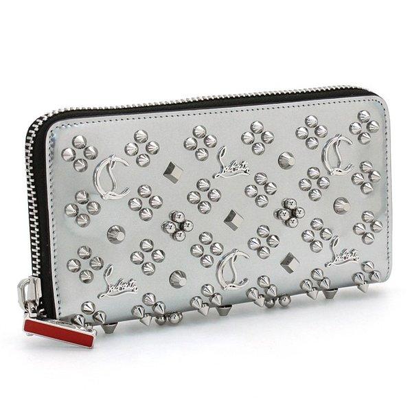 期間限定セール クリスチャンルブタン Christian Louboutin Panettone Wallet 長財布ラウンドファスナー 1185038 SV71 シルバー :12-1185038-sv71:サントノーレ Yahoo!店 - 通販ショッピング