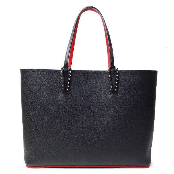 クリスチャンルブタン Christian Louboutin Cabata カバタ トートバッグ 1175113 CM53 ブラック×レッド :bag-4188:カミーノ - 通販ショッピング