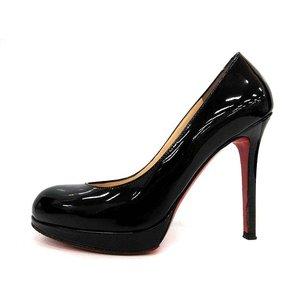 クリスチャンルブタン Christian louboutin パンプス ピンヒール エナメル 黒 レディース 通販 ショッピング