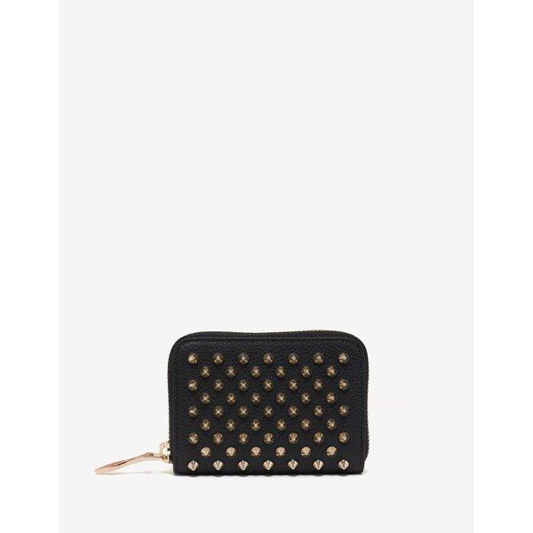 クリスチャン ルブタン Christian Louboutin メンズ 財布 Panettone Coin Purse Wallet with Gold Spikes Black :cb2-ff6473aed8:フェルマート fermart シューズ - 通販ショッピング