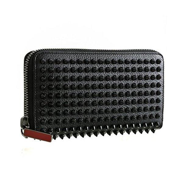 クリスチャン ルブタン CHRISTIAN LOUBOUTIN 1165044 M PANETTONE WALLET CALF EMPIRE/SPIKES CM53 BLACK/BLACK ラウンドファスナー :3261600001:GINZA Happiness - 通販ショッピング