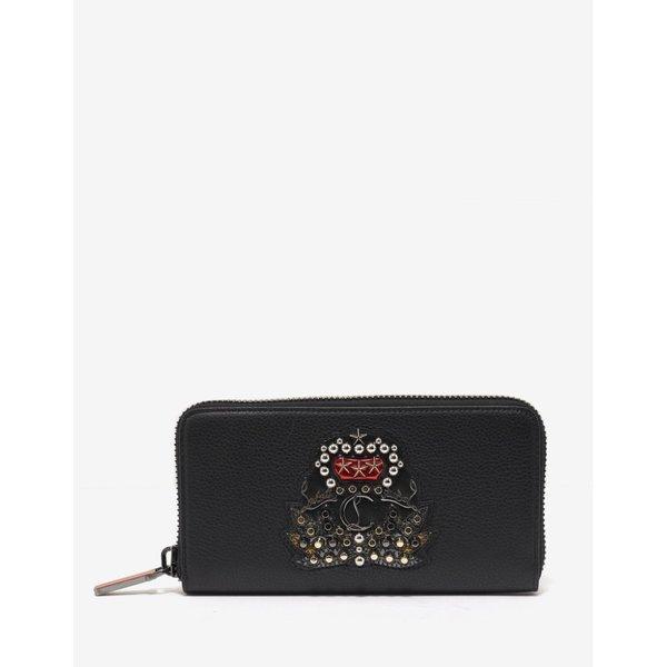 クリスチャン ルブタン Christian Louboutin メンズ 財布 Panettone Leather Crest Wallet Black :cb2-ff118e191f:フェルマート fermart シューズ - 通販ショッピング