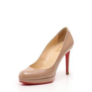 クリスチャンルブタン Christian louboutin パンプス プラットホーム ヒール ベージュ 36 シューズ 23cm エナメルレザー レディース【中古】【ベクトル 古着】 :114-201806061253:ブランド古着販売のベクトル - 通販ショッピング